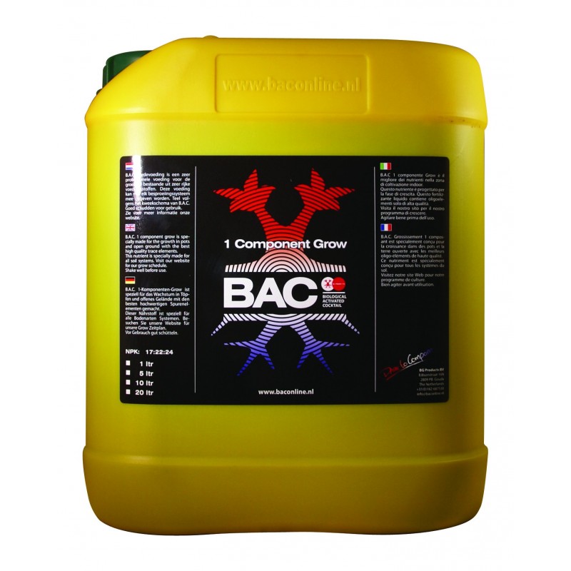BAC Soil grow nutrients 5L